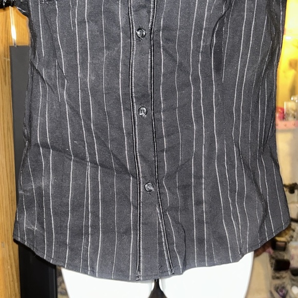 Rampage Button Up Blouse with Silk Accents (Vintage) - Picture 8 of 12